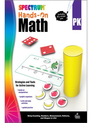 cover image of Spectrum Hands-On Math , Grade PK